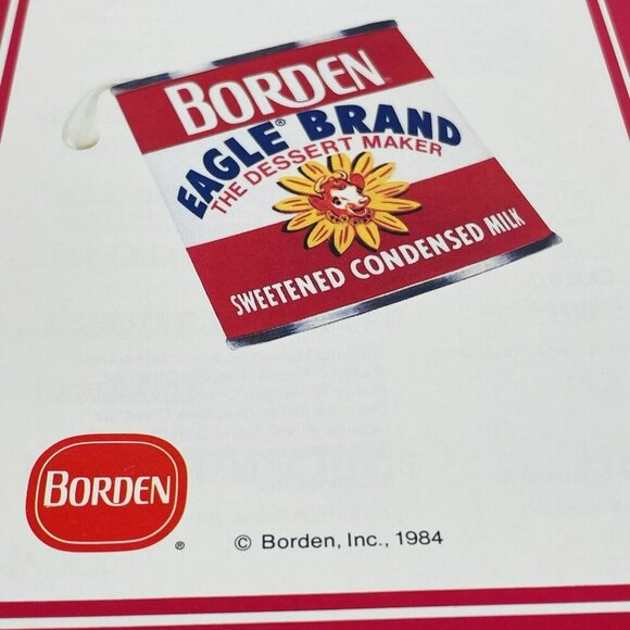 Borden Eagle Desserts Maker Recipes Cookbook Vintage Book Bakery Cake Pie Baker - Picture 3 of 9